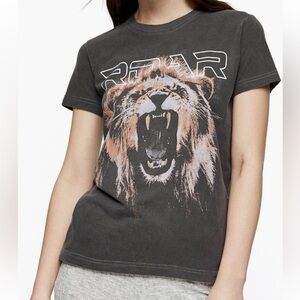 Topshop Roar Graphic Lion Tee